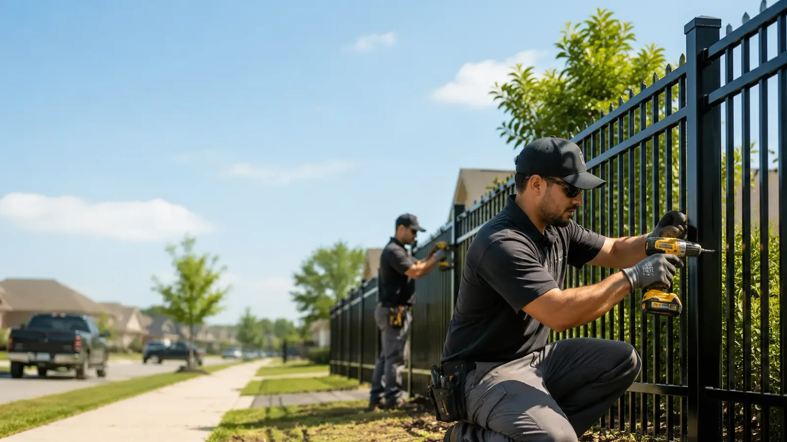 Metal Fence Installation in Kansas